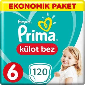 Prima Pants No:6 XLarge 120 Adet Külot Bebek Bezi