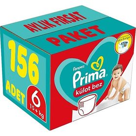 Prima Pants No:6 XLarge 156 Adet Külot Bebek Bezi