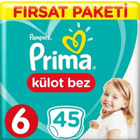 Prima Pants No:6 XLarge 45 Adet Külot Bebek Bezi
