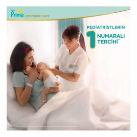 Prima Premium Care No:1 Yenidoğan 126 Adet Bebek Bezi