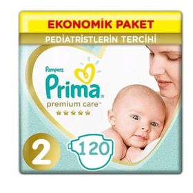 Prima Premium Care No:2 Mini 120 Adet Bebek Bezi