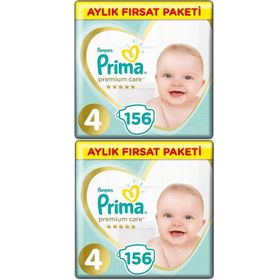 Prima Premium Care No:4 Maxi 312 Adet Bebek Bezi