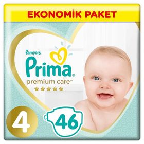 Prima Premium Care No:4 Maxi 46 Adet Bebek Bezi