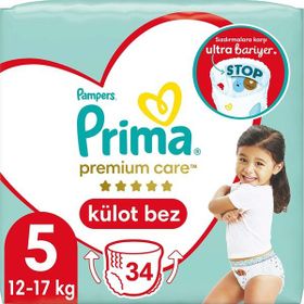 Prima Premium Care No:5 Junior 34 Adet Külot Bebek Bezi