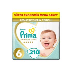 Prima Premium Care No:6 XLarge 210 Adet Bebek Bezi