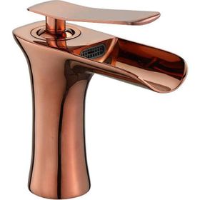 Prima Şelale Rose Gold Lavabo Bataryası
