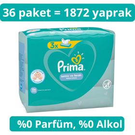 Prima Temiz Ferah 36x52 Islak Mendil