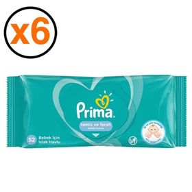 Prima Temiz ve Ferah 52x6'lı 312 Yaprak Islak Havlu