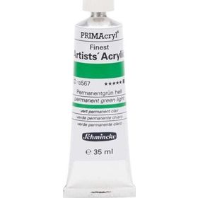 Primacryl Artist 35 ml Seri 2 Permanent Green Light Akrilik Boya
