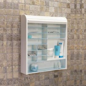 Primanova 092 Panjurlu Çok Amaçlı Kilitli Ecza Ve Banyo Dolabı