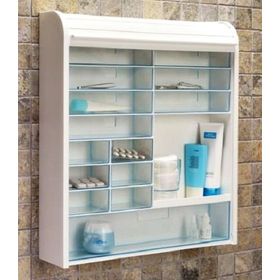 Primanova 092 Panjurlu Çok Amaçlı Kilitli Ecza Ve Banyo Dolabı
