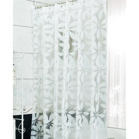 Primanova 180x200 PVC Lotus Tek Kanat Banyo Duş Perdesi