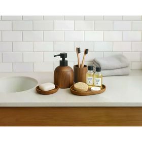 Primanova Alessi Akasya 4 Parça Banyo Seti