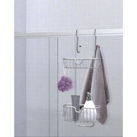 Primanova Alüminyum 2'li Duşakabin Askılı Banyo Rafı