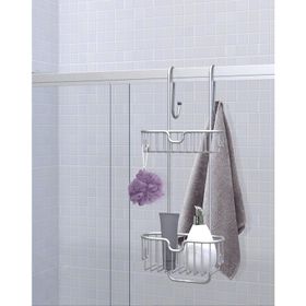 Primanova Alüminyum 2'li Duşakabin Askılı Banyo Rafı