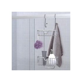 Primanova Alüminyum 2'li Duşakabin Askılı Banyo Rafı