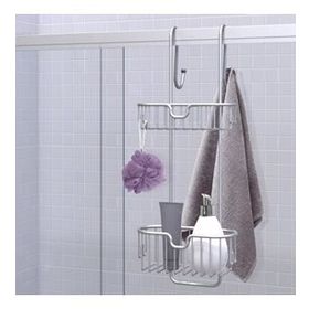 Primanova Alüminyum 2'li Duşakabin Askılı Banyo Rafı