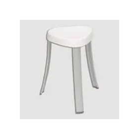 Primanova Alüminyum M-KV16-01 Beyaz Banyo Taburesi