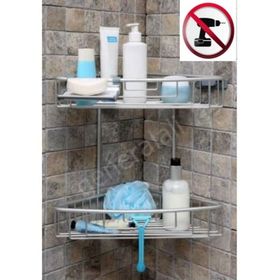 Primanova Banyo Köşe Rafı Şampuanlık Paslanmaz