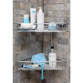Primanova Banyo Köşe Rafı Şampuanlık Paslanmaz