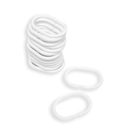 Primanova Beyaz Plastik Beyaz Perde Boru Halkası
