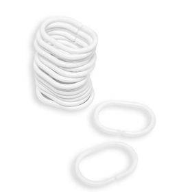 Primanova Beyaz Plastik Beyaz Perde Boru Halkası