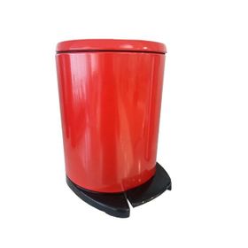 Primanova Cigo M-E41-04-06 Kırmızı-Siyah Pedallı Çöp Kovası