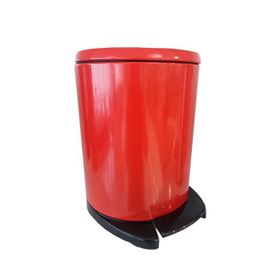 Primanova Cigo M-E41-04-06 Kırmızı-Siyah Pedallı Çöp Kovası