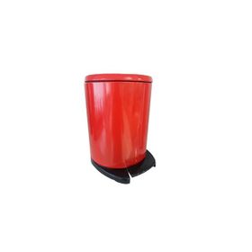 Primanova Cigo M-E41-04-06 Kırmızı-Siyah Pedallı Çöp Kovası