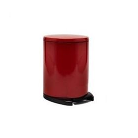 Primanova Cigo M-E41-04-06 Kırmızı-Siyah Pedallı Çöp Kovası