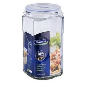 Primanova D-IP593 Glasslock 3000 ml Kare Cam Kavanoz