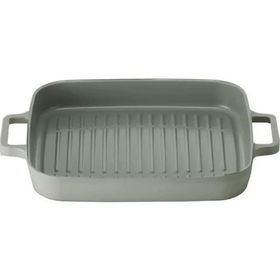 Primanova Fika 28 cm Gri Dikdörtgen Aluminyum Grill Tava