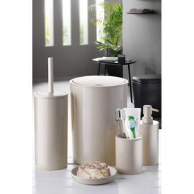 Primanova Flores 5'li Bej Banyo Seti
