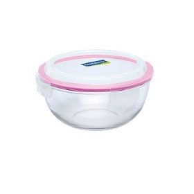Primanova Glasslock 1000 ml Yuvarlak Cam Saklama Kabı