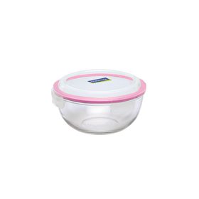 Primanova Glasslock 1000 ml Yuvarlak Cam Saklama Kabı