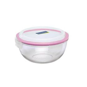 Primanova Glasslock 1000 ml Yuvarlak Cam Saklama Kabı