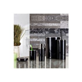 Primanova Lenox 5'li Siyah Banyo Aksesuar Set