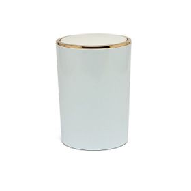 Primanova Lenox Beyaz Altın 6 lt Çöp Kovası