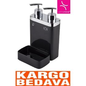 Primanova M-E10-06 Siyah Sıvı Sabunluk