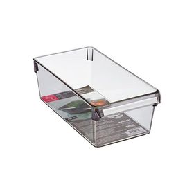 Primanova M-E27-10-25 Şeffaf Siyah Düzenleyici 290x150x100 mm Raf Dikdörtgen