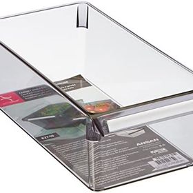 Primanova M-E27-10-25 Şeffaf Siyah Düzenleyici 290x150x100 mm Raf Dikdörtgen