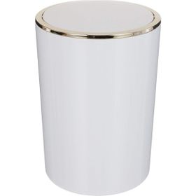 Primanova M-E35-01-A Lenox Beyaz Altın 6 lt Çöp Kovası