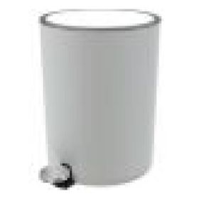 Primanova M-E66-01 Beyaz Lenox 5 lt Pedallı Çöp Kova