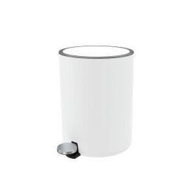 Primanova M-E66-01 Beyaz Lenox 5 lt Pedallı Çöp Kova