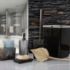 Primanova M-SA12-16 Biga Şeffaf Krom Tuvalet Fırçası