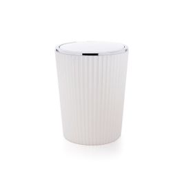Primanova M-SA17-01 Beyaz Krom Nely Çöp Kovası
