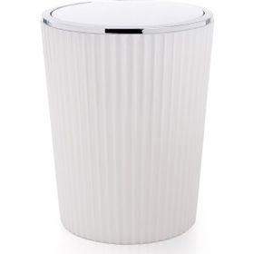 Primanova M-SA17-01 Beyaz Krom Nely Çöp Kovası