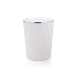 Primanova M-SA17-01 Beyaz Krom Nely Çöp Kovası