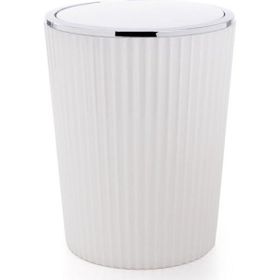 Primanova M-SA17-01 Beyaz Krom Nely Çöp Kovası