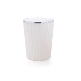Primanova M-SA17-01 Beyaz Krom Nely Çöp Kovası